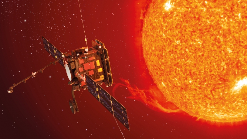 Illustration de la sonde Solar Orbiter