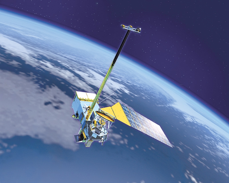 NPOESS satellite operated by NOAA. Credits: NOAA.
