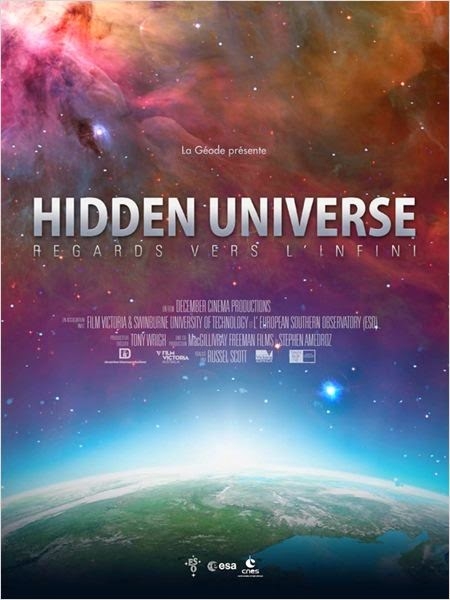 Hidden Universe à partir du 15 octobre 2014 en IMAX 180° à la Géode, à Paris. Crédits : La Géodes/Cité des Sciences et de l&#039;Industrie.